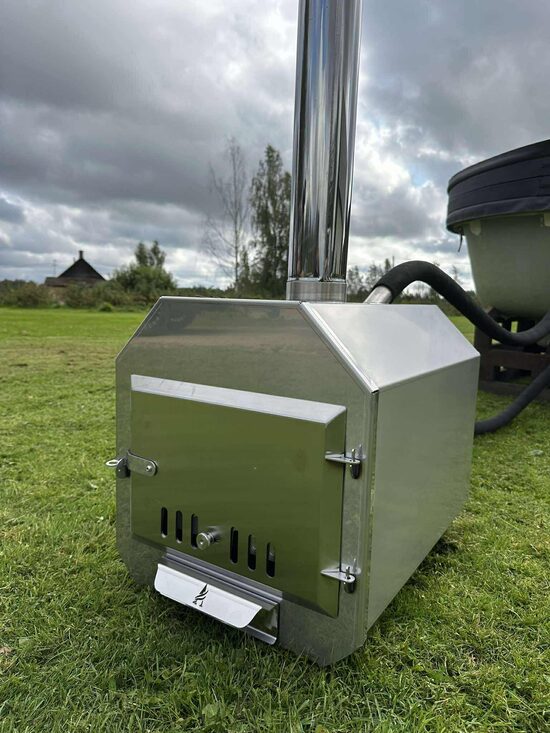 Roostevabast Terasest kümblustünni välisahi - 30kw